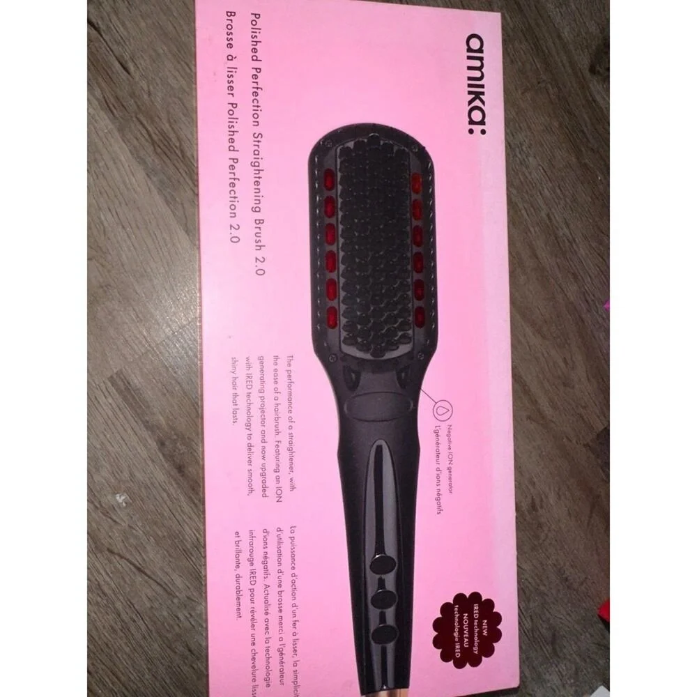 amika Polished Perfection Thermal‎ Straightening Brush 2.0 hair care